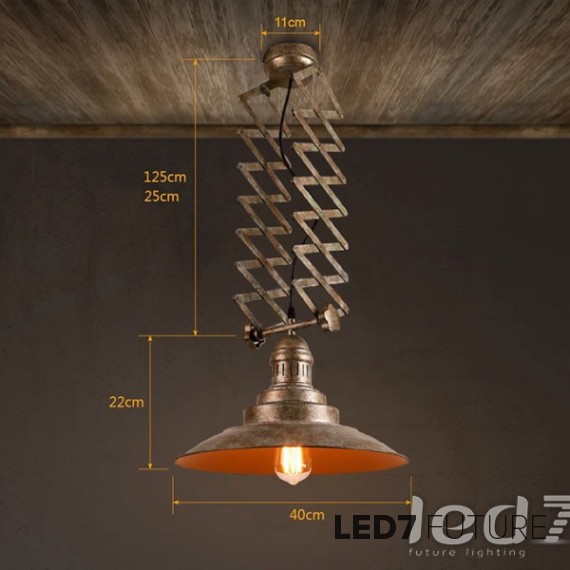 Loft Industry - Ladder Lamp2
