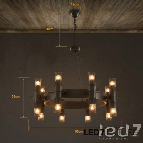 Loft Industry - Stack Chandelier