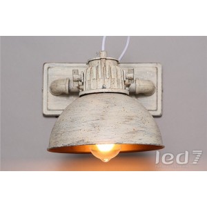 Loft Industry - White Rust Wall