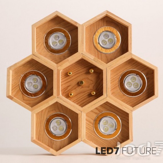 Wood Design - Cells Circle Top