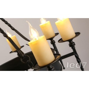 Loft Industry - Twisted Fire Chandelier