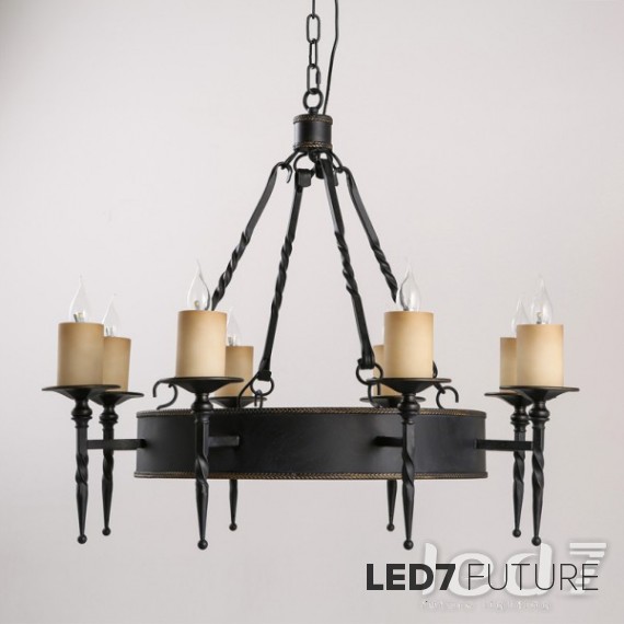 Loft Industry - Twisted Fire Chandelier