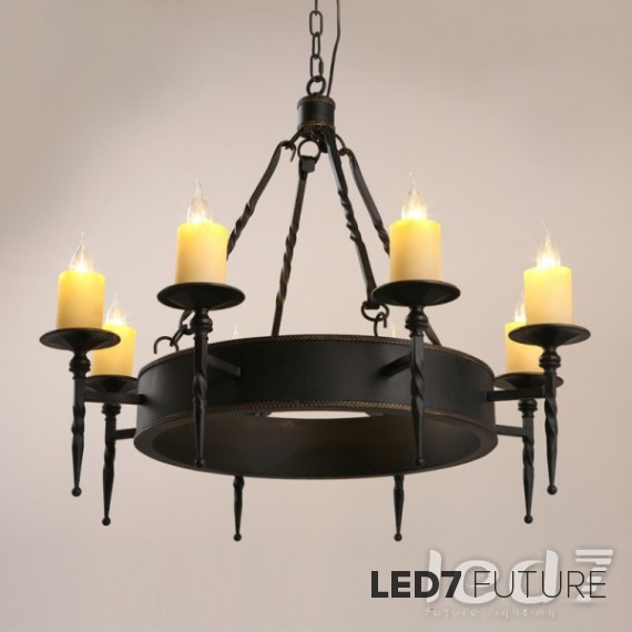 Loft Industry - Twisted Fire Chandelier