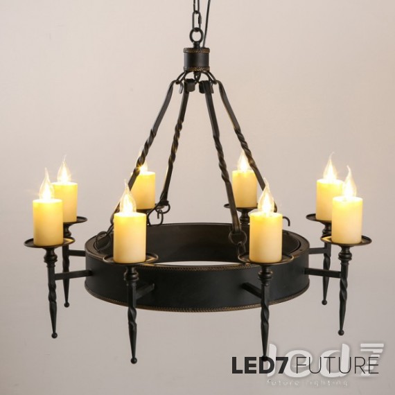 Loft Industry - Twisted Fire Chandelier