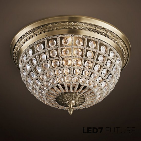 Loft Industry - 19Th Casbah Crystal Flushmount