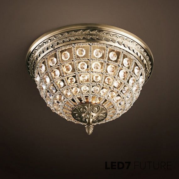 Loft Industry - 19Th Casbah Crystal Flushmount