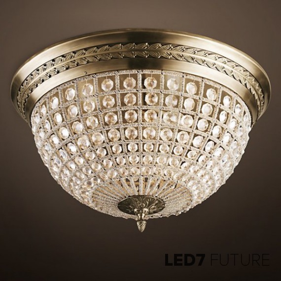 Loft Industry - 19Th Casbah Crystal Flushmount