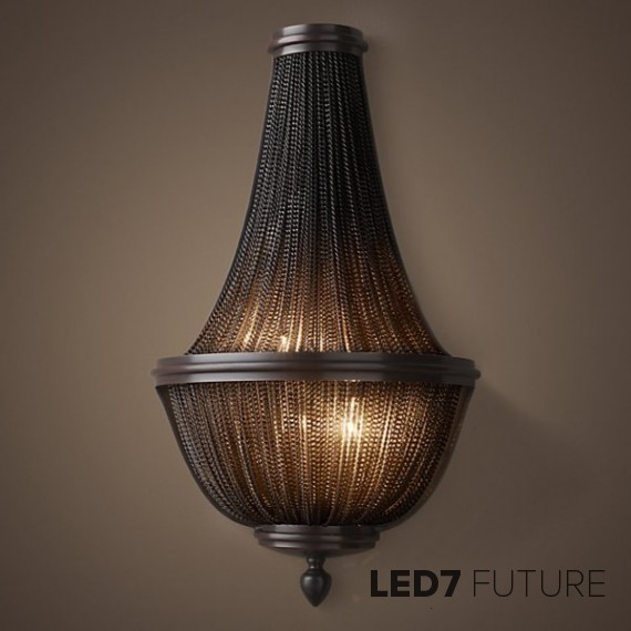 Loft Industry - 19Th French Empire Chainmail Sconce