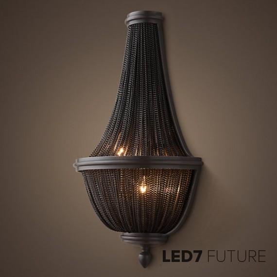 Loft Industry - 19Th French Empire Chainmail Sconce