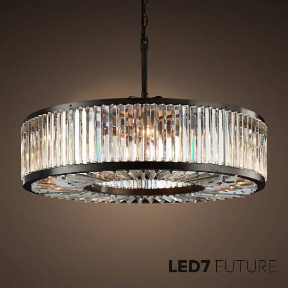 Loft Industry - Welles Clear Crystal Round