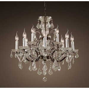 Loft Industry - 19TH C.Rococo Crystal Round V3