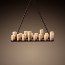 Loft Industry - Pillar Candle Rectangular Chandelier