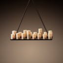 Loft Industry - Pillar Candle Rectangular Chandelier