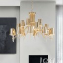 Innerspace - White Shade Chandelier