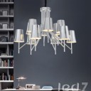 Innerspace - White Shade Chandelier