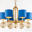 Ritz - Sky Blue Chandelier