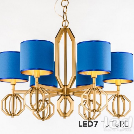 Ritz - Sky Blue Chandelier