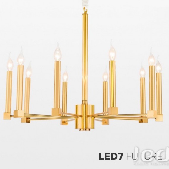 Ritz - Thin Candle Chandelier