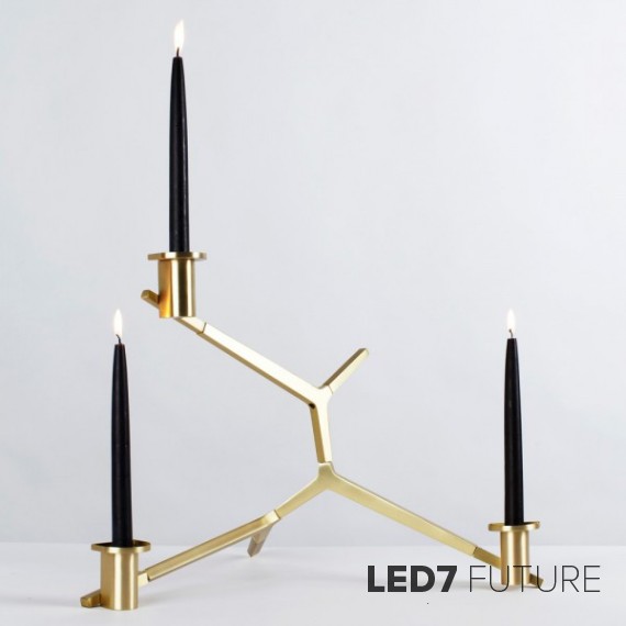 Roll & Hill - Agnes Candelabra Table - 3 Candles