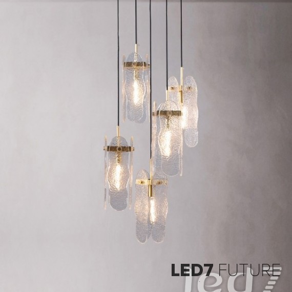 Loft Industry Modern - Mosaic Abstract Chandelier