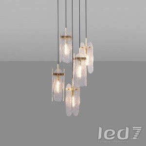 Loft Industry Modern - Mosaic Abstract Chandelier