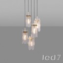 Loft Industry Modern - Mosaic Abstract Chandelier