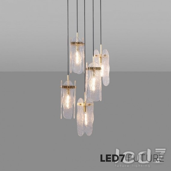 Loft Industry Modern - Mosaic Abstract Chandelier