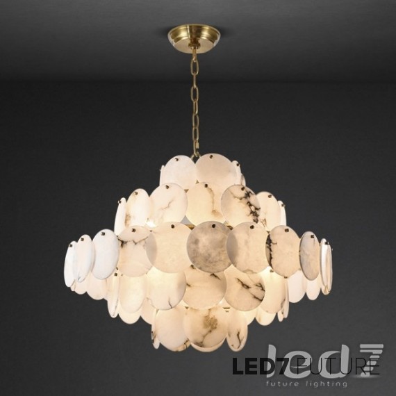 Loft Industry Modern - Bir Marble Chandelier V2