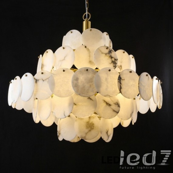 Loft Industry Modern - Bir Marble Chandelier V2