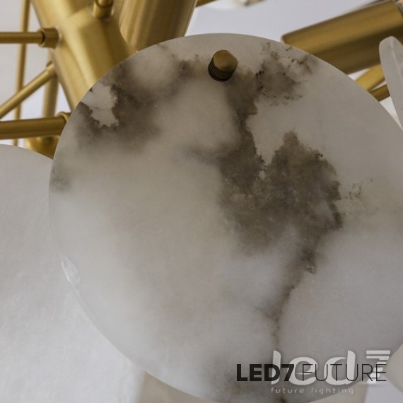 Loft Industry Modern - Bir Marble Chandelier V2