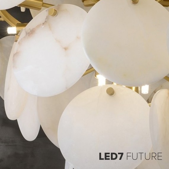 Loft Industry Modern - Bir Marble Chandelier