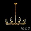 Loft Industry Modern - Crystal Stone V2 Chandelier