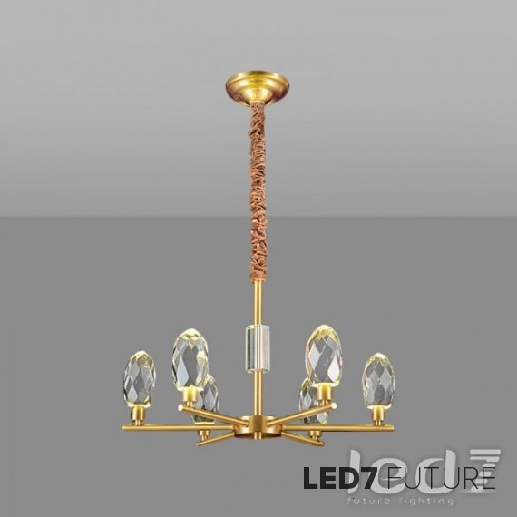 Loft Industry Modern - Crystal Stone V2 Chandelier