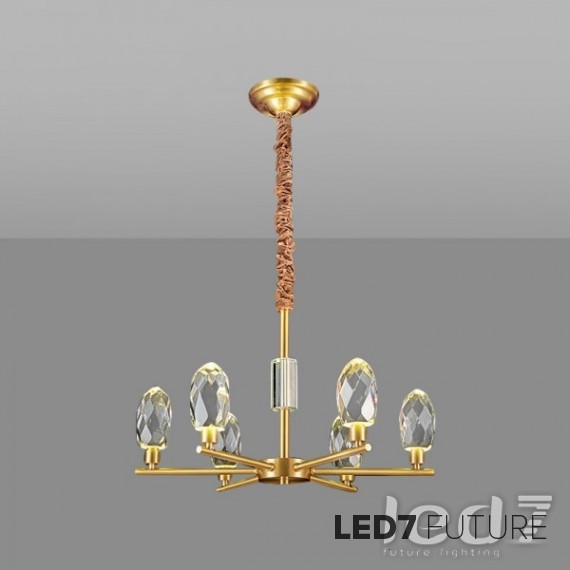 Loft Industry Modern - Crystal Stone V2 Chandelier