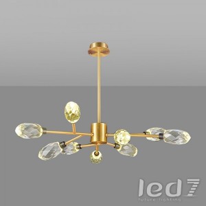 Loft Industry Modern - Crystal Stone V2 Chandelier2