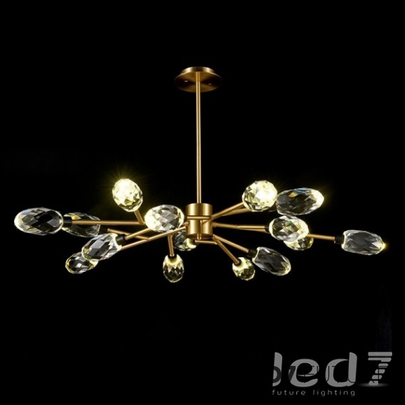 Loft Industry Modern - Crystal Stone V2 Chandelier2