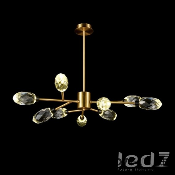 Loft Industry Modern - Crystal Stone V2 Chandelier2