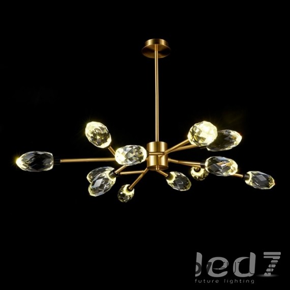 Loft Industry Modern - Crystal Stone V2 Chandelier2