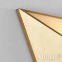 Loft Industry Modern - Trigon Gold Wall