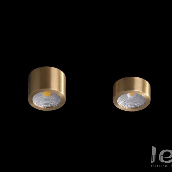 Loft Industry Modern - Spots Brass Top
