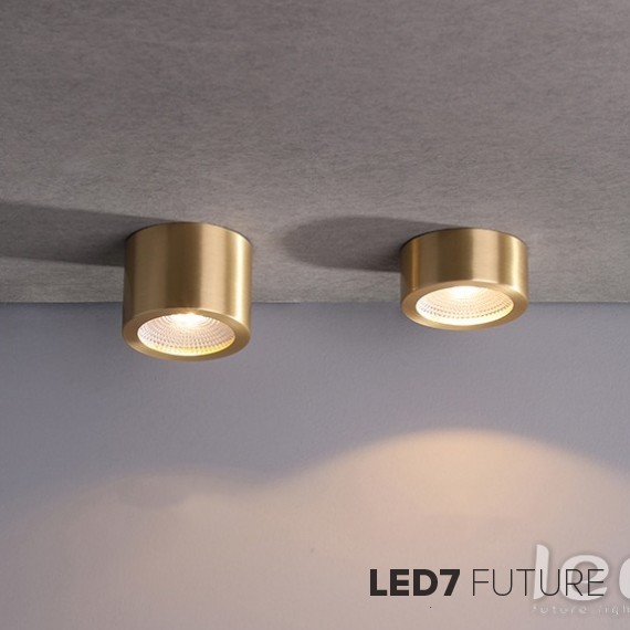 Loft Industry Modern - Spots Brass Top