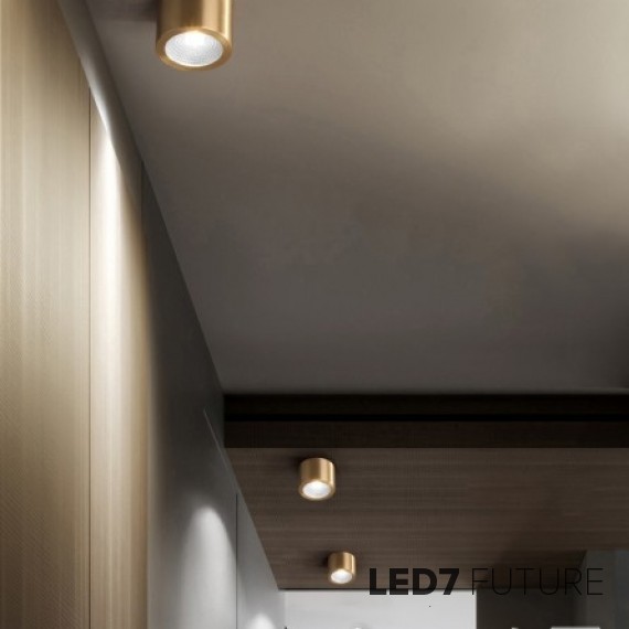 Loft Industry Modern - Spots Brass Top