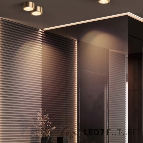 Loft Industry Modern - Spots Brass Top