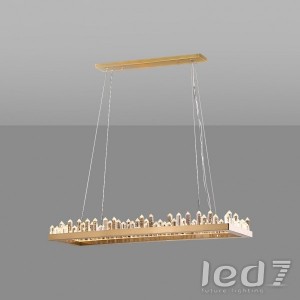 Loft Industry Modern - Crystall Sun Square Chandelier