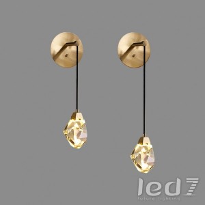 Loft Industry Modern - Crystal Stone V2 Wall Drop
