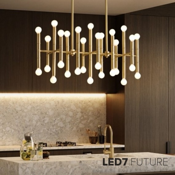 Loft Industry Modern - Meurice Chandelier