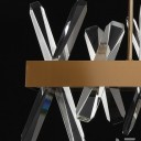 Loft Industry Modern - Aslant X Line Of Crystals Chandelier