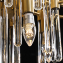 Loft Industry Modern - Trim Glass Chandelier V2