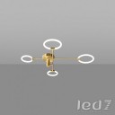 Loft Industry Modern - Rings Brass Jet