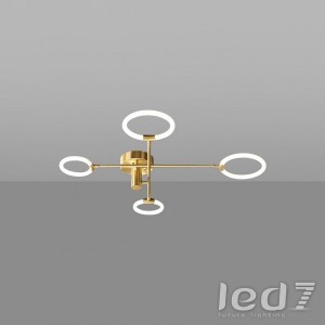 Loft Industry Modern - Rings Brass Jet
